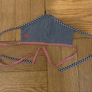 Clare V Face Mask - Gingham With Lips